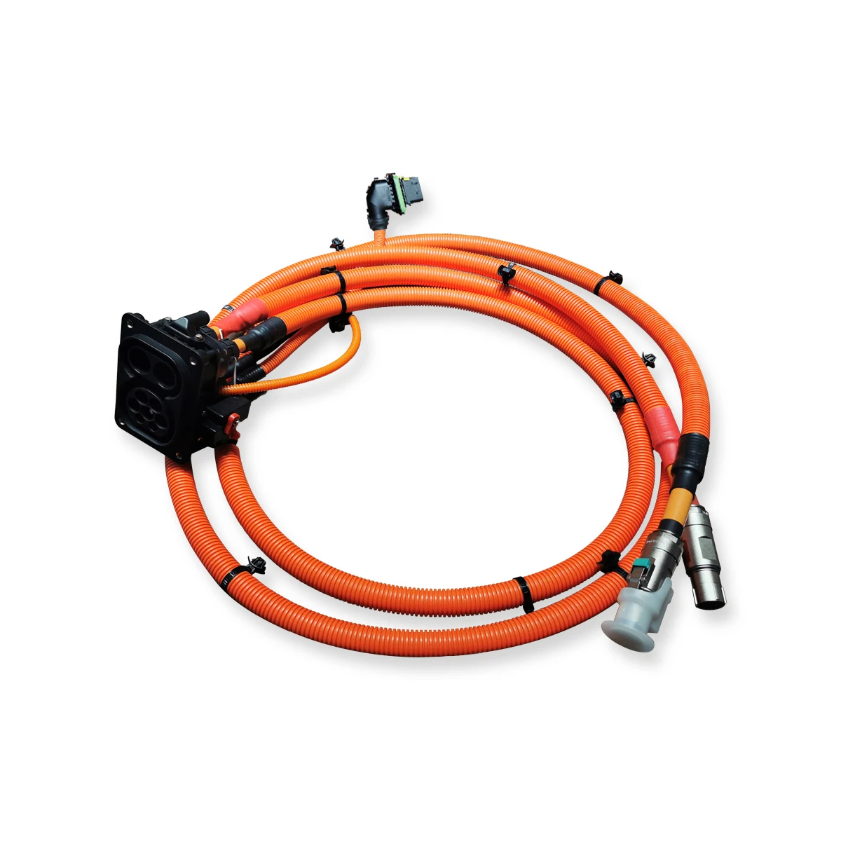 
Европа CCS2 125A 150A 200A DC Быстрая зарядка Входная розетка с кабелем DC конвертер EV Зарядные адаптеры 