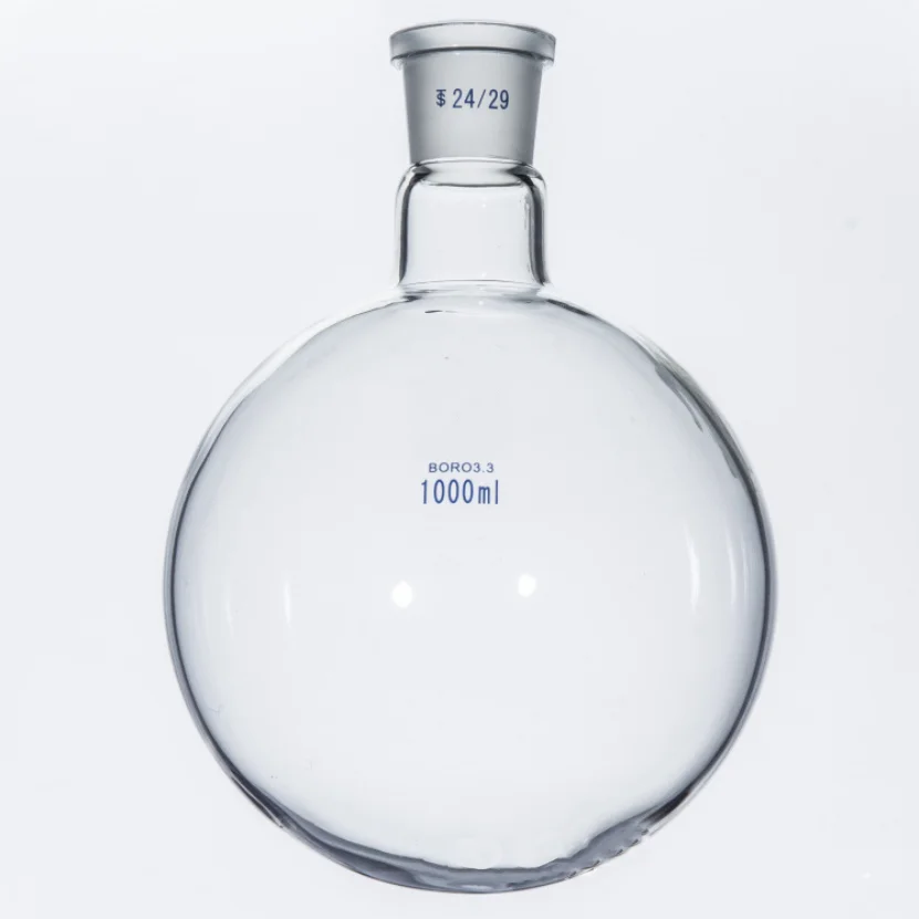 boiling flask four necks laboratory narrow neck boiling flask