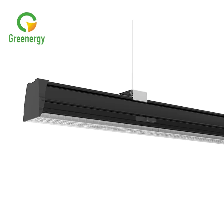 LED Architectural Suspended Linear Channel Light Linkable 4FT 40W 3000K/4000K/5000K CCT Selectable led linear trunking system