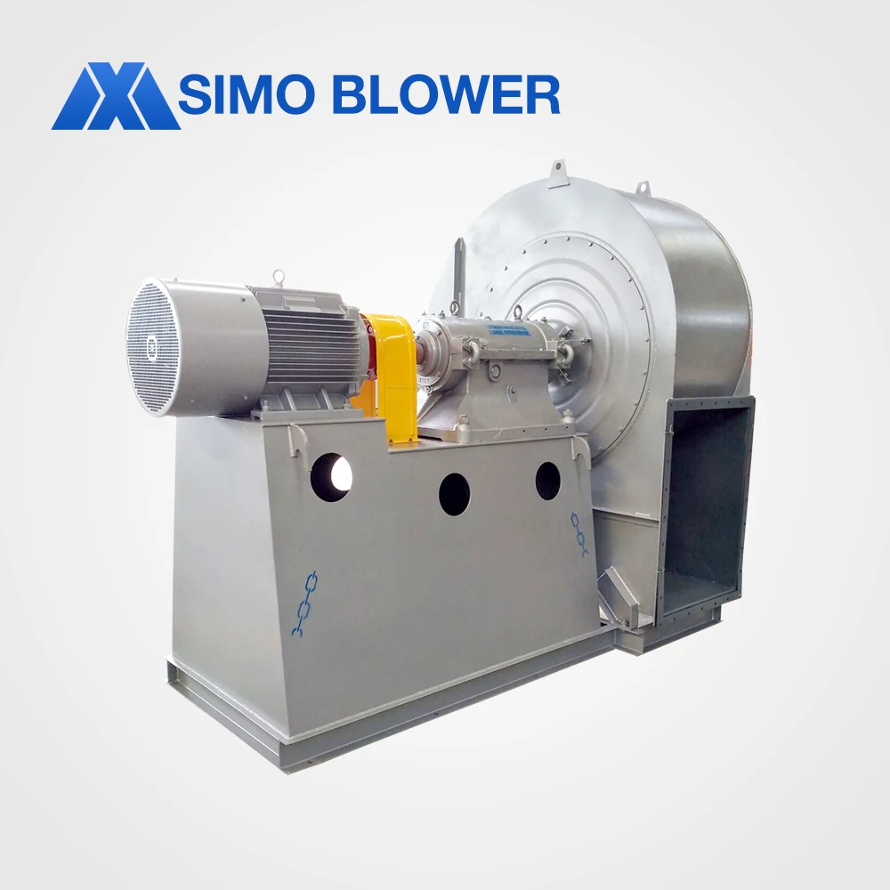 High efficiency large air flow industrial boiler forced draught centrifugal blower fan