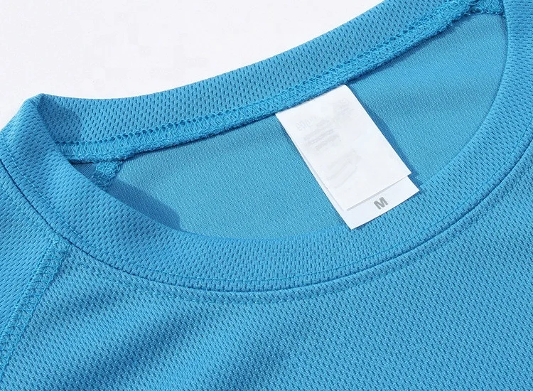 Children Solid Color Boys Short Sleeve Mesh 100%Polyester Quick Sports Tshirt Moisture Wicking Kids Clothes Manufacturer