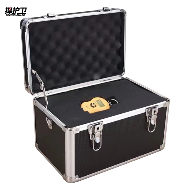 Waterproof Shockproof Aluminum Carry Case Box Empty Locking Case with Metal Handle for Storage OEM & ODM Supported