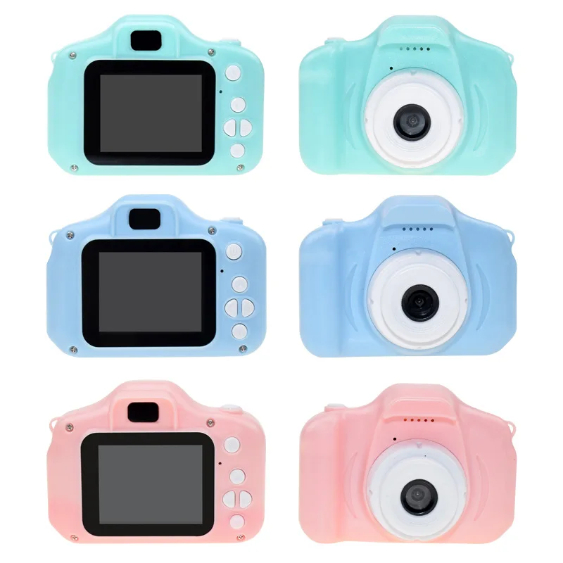 Mini Cartoon Photo Camera Toys x2000 Hd Screen Children Digital Camera Video Recorder Camcorder Toys For Kids Girls Gift