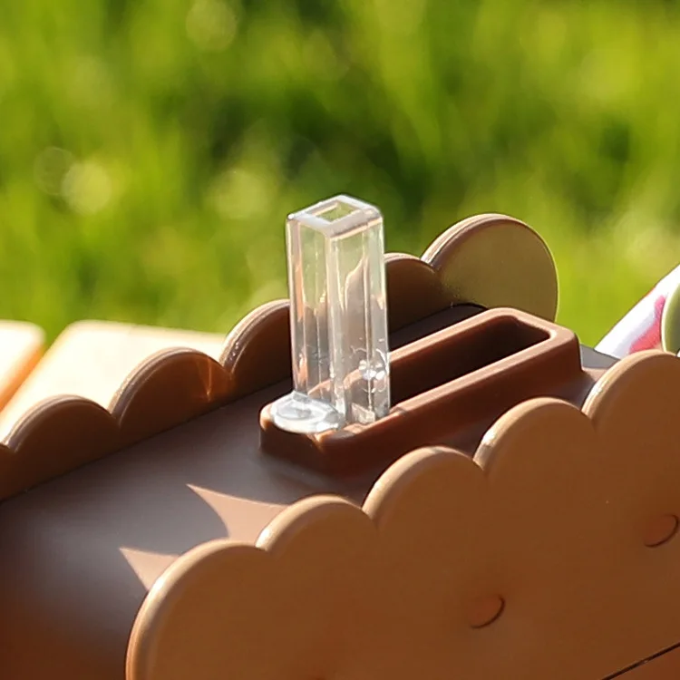 Cute Outdoor Juice Drink Straw Cup Biscuit Shape Water Bottles Food Grade Plastic with Rope for Kid Children Gift Box Camp