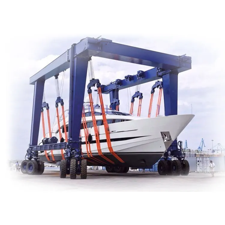 Hot sale 80t ~ 800t mobile travel boat lift equipment gantry crane for sale