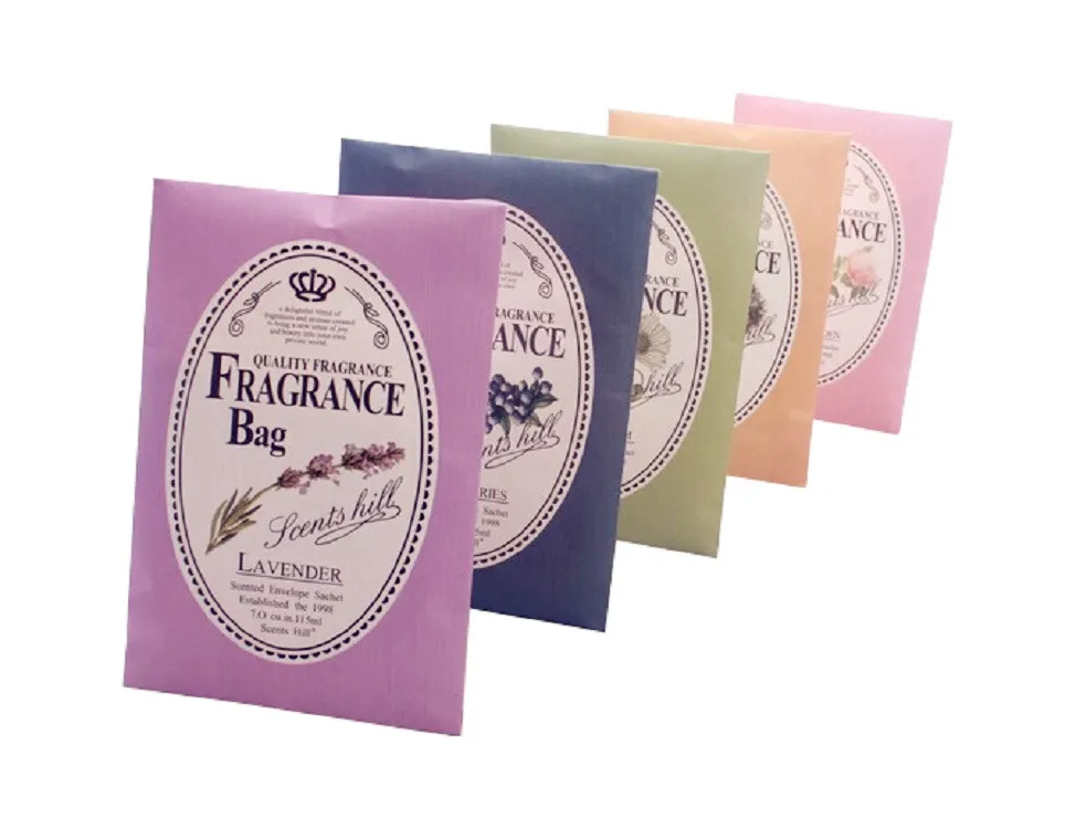 Quick delivery eco-friendly custom design all scents most popular fragrance bag wholesale scented sachet