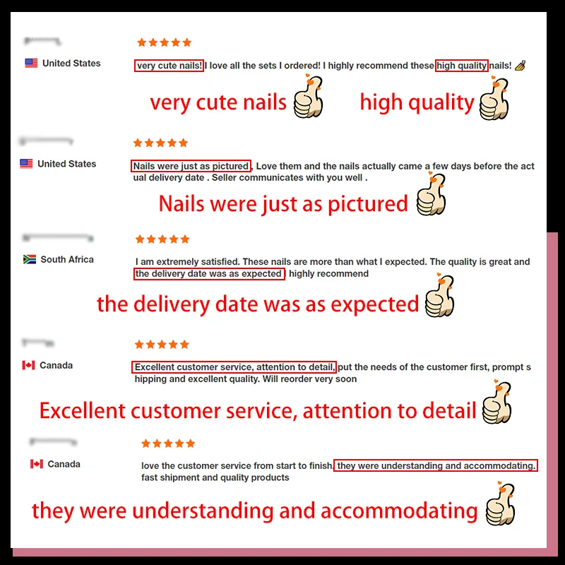 Wholesale Bulk Nude Color French Tip Ballerina Press On Nails Artificial Fingernails With Gule Kits