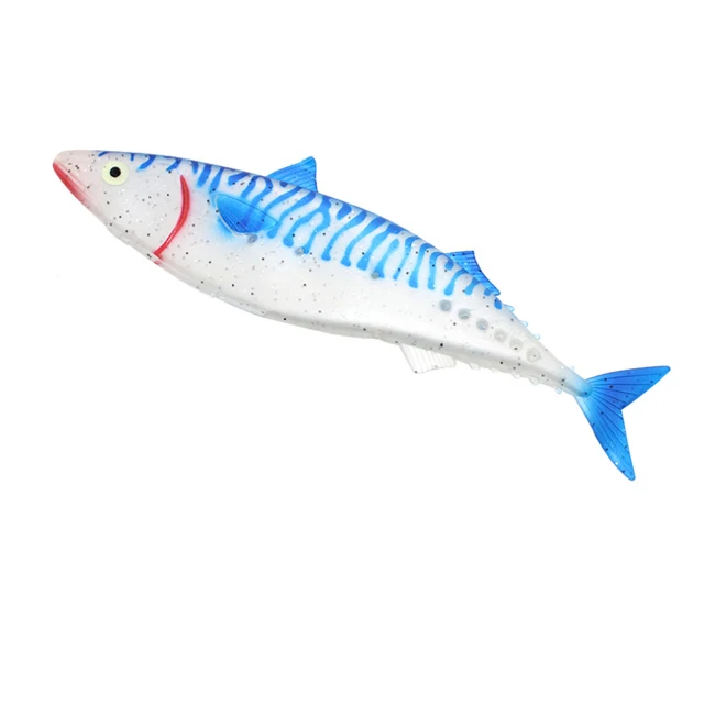 Hollow mackerel big fishing lure soft plastic fishing tuna marlin lure