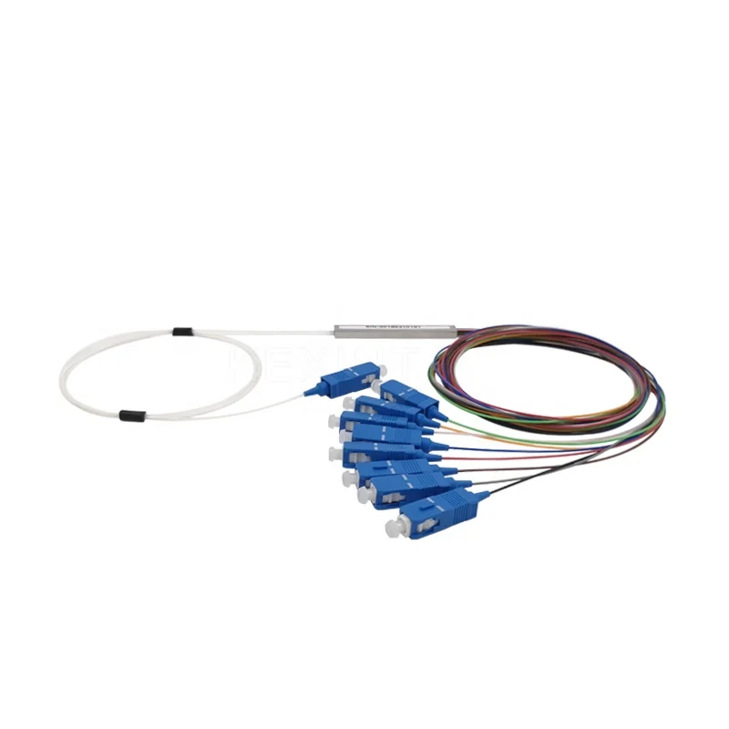 KEXINT FTTH Gpon Epon волоконно-оптический ПЛК-сплиттер с коннектором 0 9 мм G657A1 1x8 SC UPC