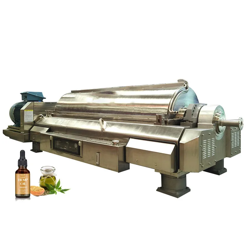 Горизонтальная центрифуга для гипохлорита кальция, декантера, титановая Центрифуга