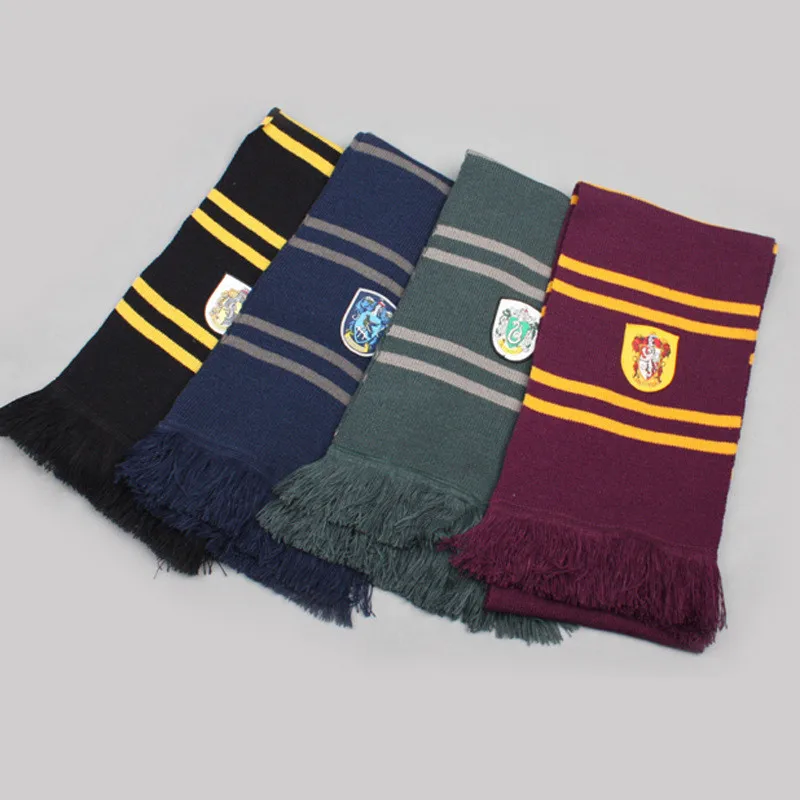 Wholesale High Quality Scarf Harry Acrylic Potter Large Thick Adult Women Men Scarf Knitting Soft Scarves