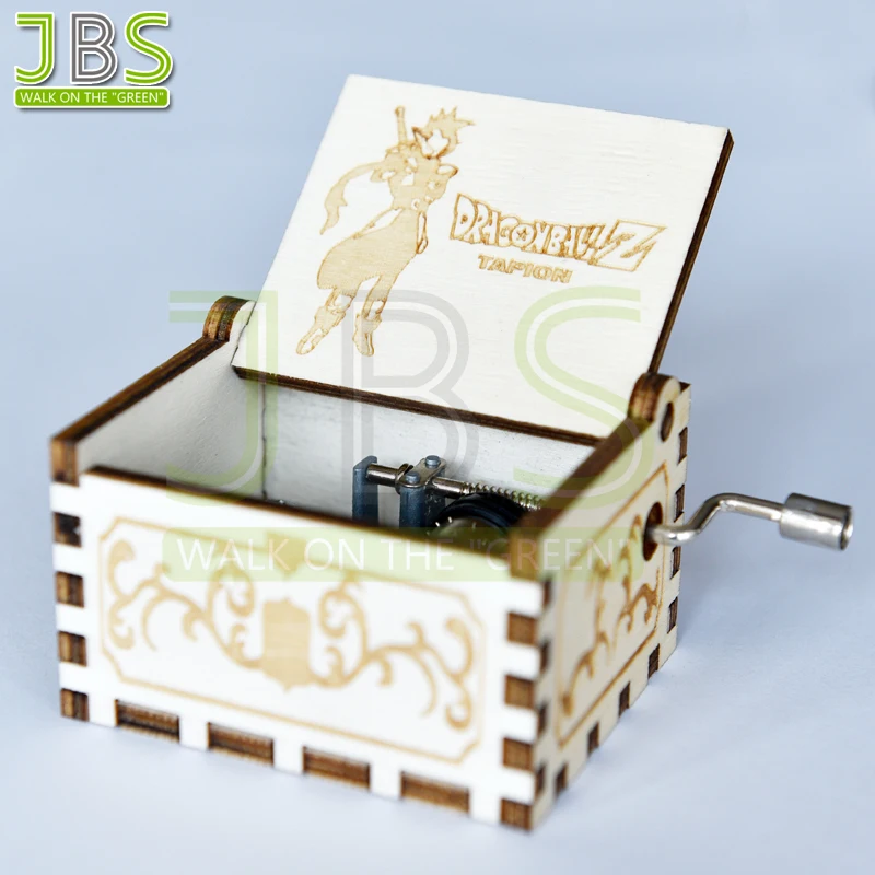 Engraved Hand Crank Pink Music Box For Gift