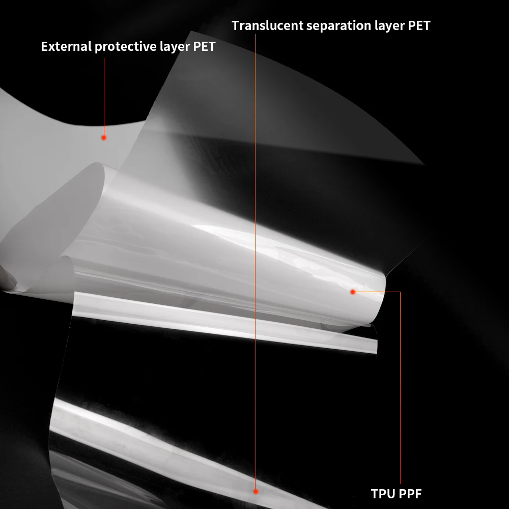 tpu ppf 8.5mil Anti Scratch Instant Healing Car Paint Protect Transparent Auto Body Film Car Wrap Sticker Ppf