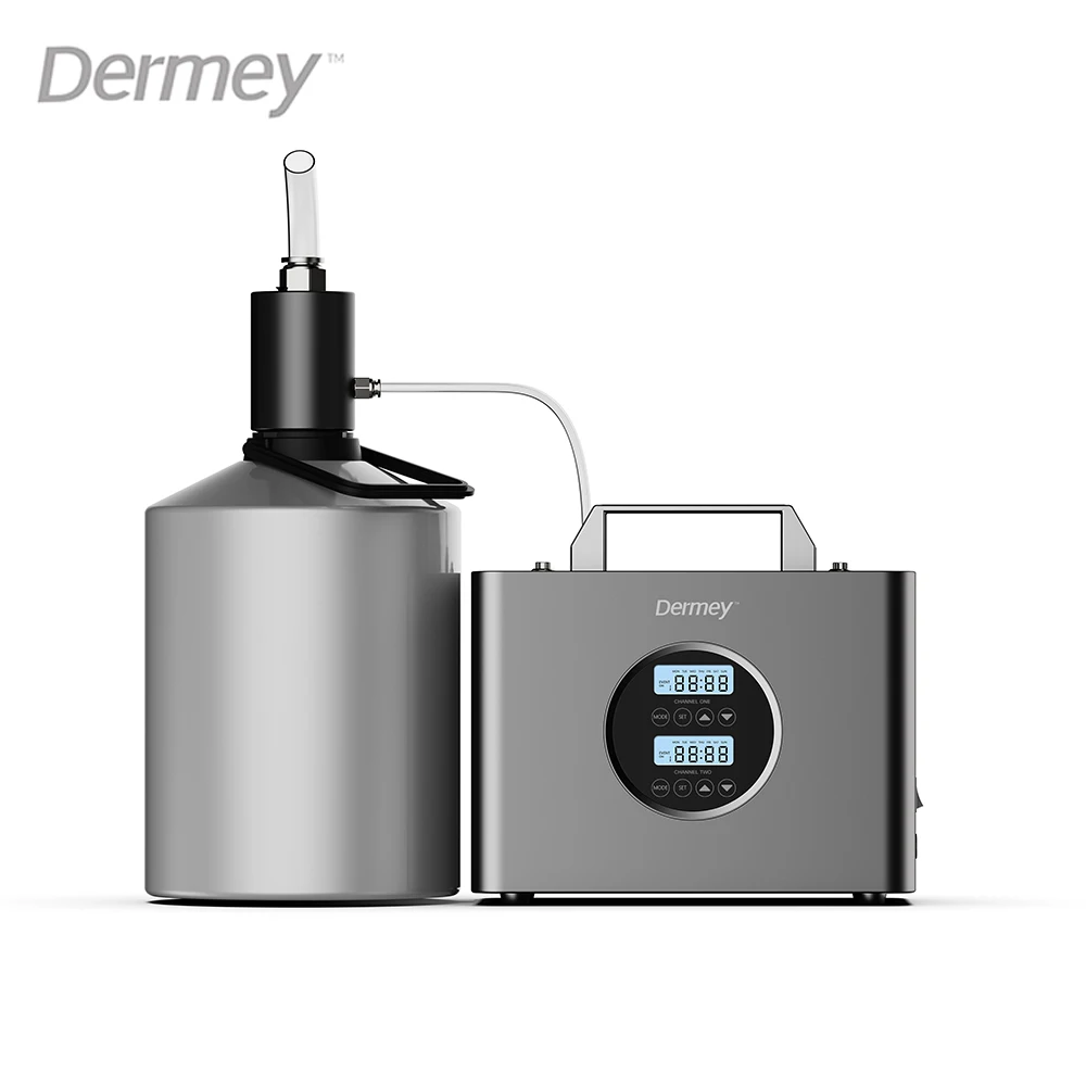 Dermey Commercial Aroma Diffuser Large HVAC Scent Delivery System Two Fluid Atomization Tech Commercial Air Scent Machine