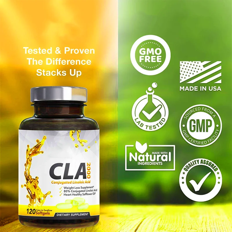 Healthcare Supplement Effective Appetite Suppressant Healthy Weight Management CLA Slimming Softgel Capsules