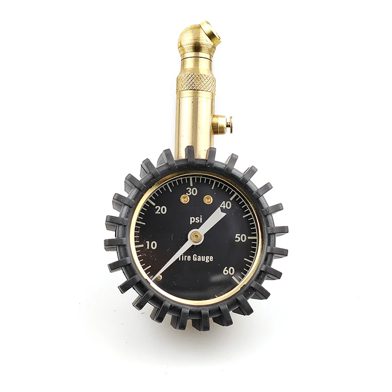Factory Direct Sales Swivel Type Chuck Dial Tire Pressure Gauge Heavy Duty Car Tire Air Gun Pressure Gauge