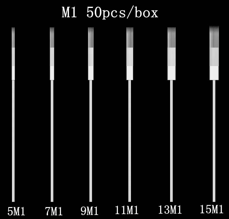 Custom Making Disposable Silver Stainless Steel Tattoo Piercing Needles