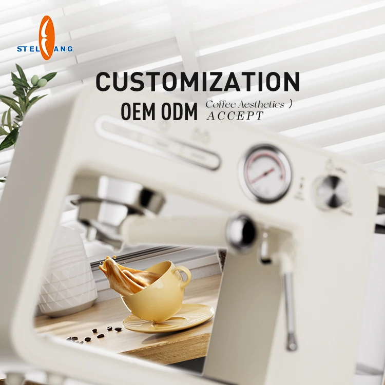 Home Coffee Maker Machine Equipments Semi Automatic Commercial Cappuccino Espresso Machine