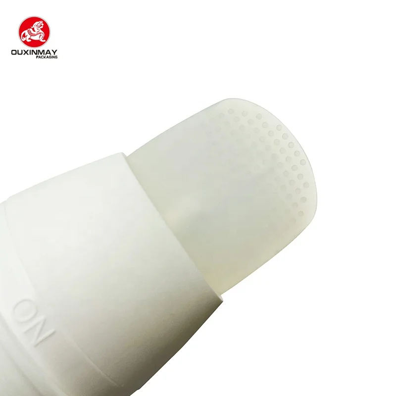 Oval PE/PLastic BB Cream with Silicone Brush Tube for Skin Care Sunscreen Cleanser and Mask Aluminum Material Squeeze Shape