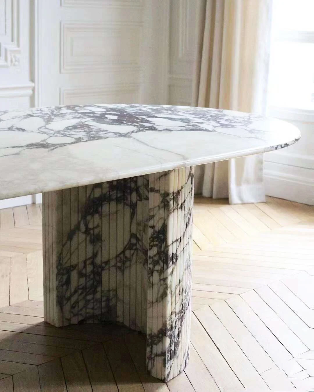 180cm 6 Feet Calacatta Viola Marble Dining Table Purple Bathroom Vanity Top Kitchen Countertop Island Walling Flooring Tiles