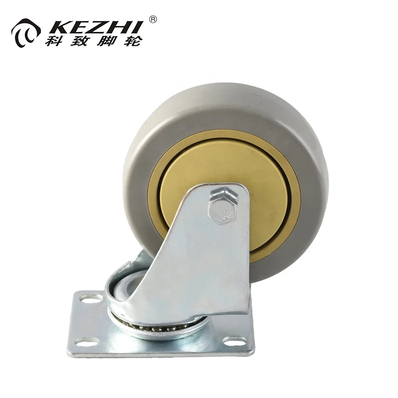 Cheap Wholesale Medium Duty Top Plate Swivel PVC or PU Wheel for Trolleys