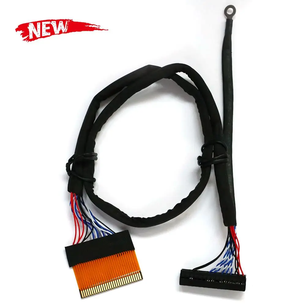 55 Pin to 30 Pin LVDS Connector LVDS Cable Assembly 03mm for Comptuer Screeb Display