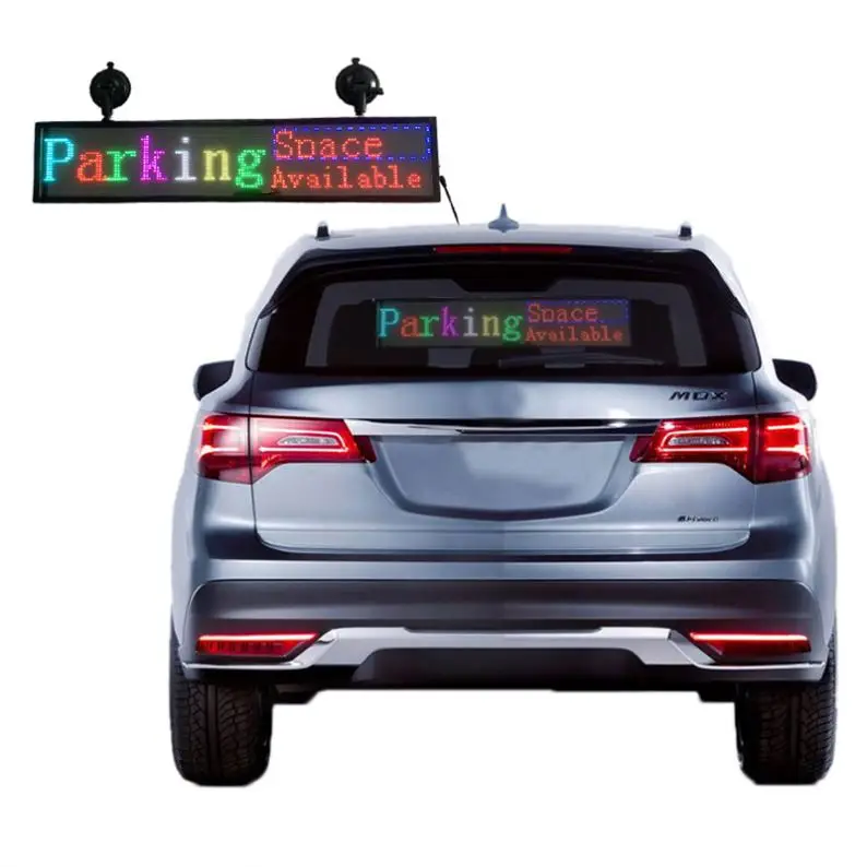 24*192 Pixs 99cm 5V Car LED Sign Board Messages Scrolling Display Panel WIFI Programmable Screen For Windows, Shop, Store, Bus