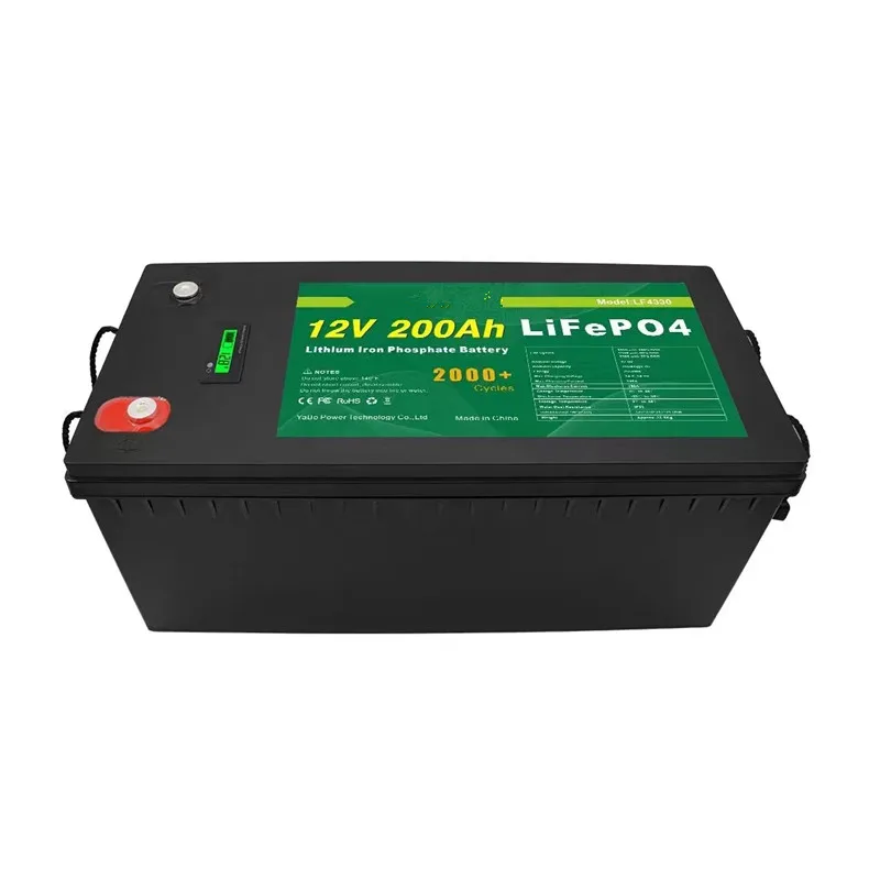 
For RV boar golf cart motorcycle solar system LiFEPO4 12V 200AH lithium battery pack 24v 100ah 48v 50ah rechargeable battery 