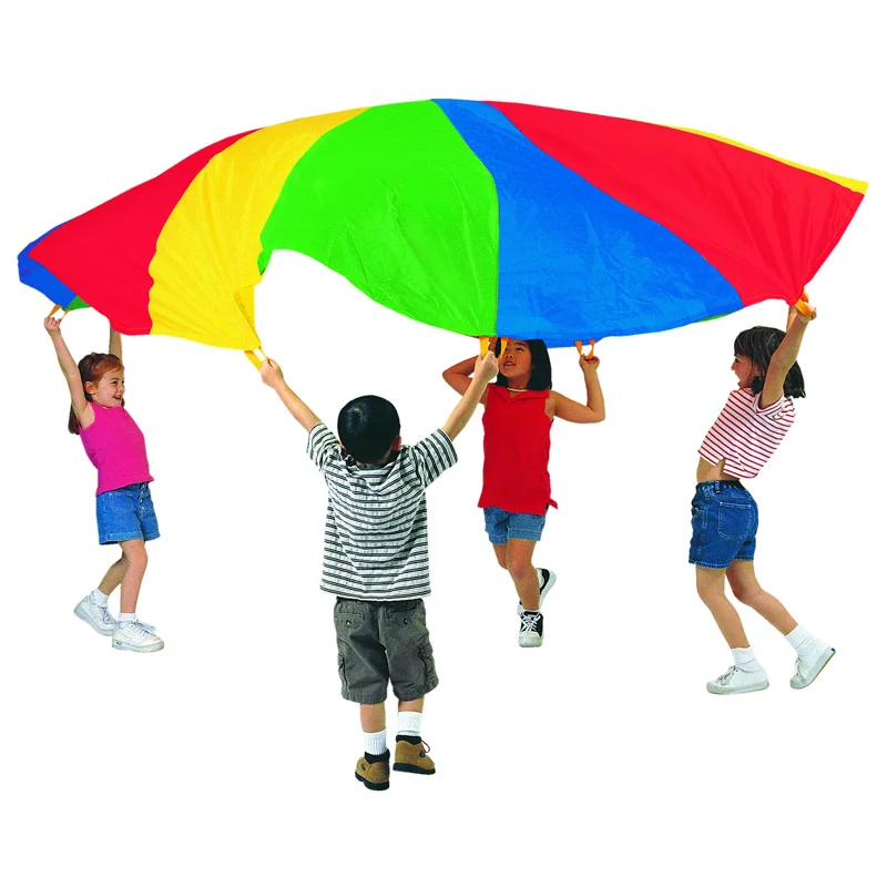 4M 6M 8M Kindergarten Parachute for Outdoor Entertainment  Multi-Size Play Parachutes for Team Cooperation and Collective Games