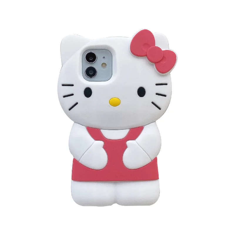 Amazon Hot Selling Hello Kitty Silicone Phone Case For Girls Favorite Cute Design Iphone 15pro 13 14promax 11 12 Xsmax7p