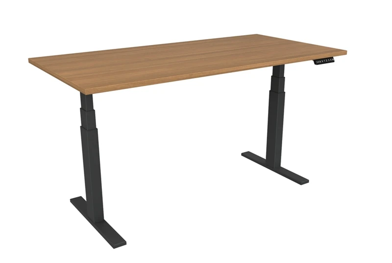 New model square leg two columns grey color dual motor sit stand desk