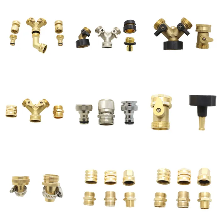 Garden Tools Agricultural Sprayer Quick Connector Gazebos Pipe Plastic Hands Free Garden Hose Valve Garfting Brass ABS Plastic