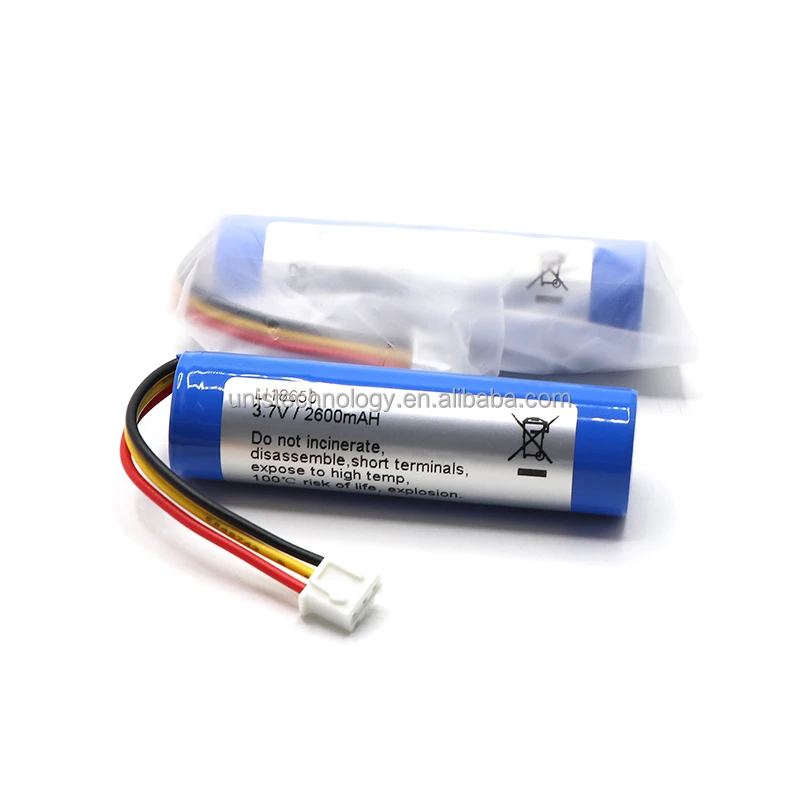 Customized 1S1P 18650 Battery Pack Lithium Ion Batteries 3.7V 2600Mah POS Terminal Battery