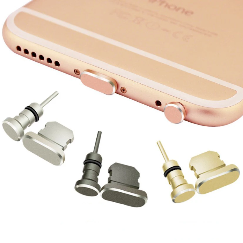 For iphone metal aluminum dust plug wholesale