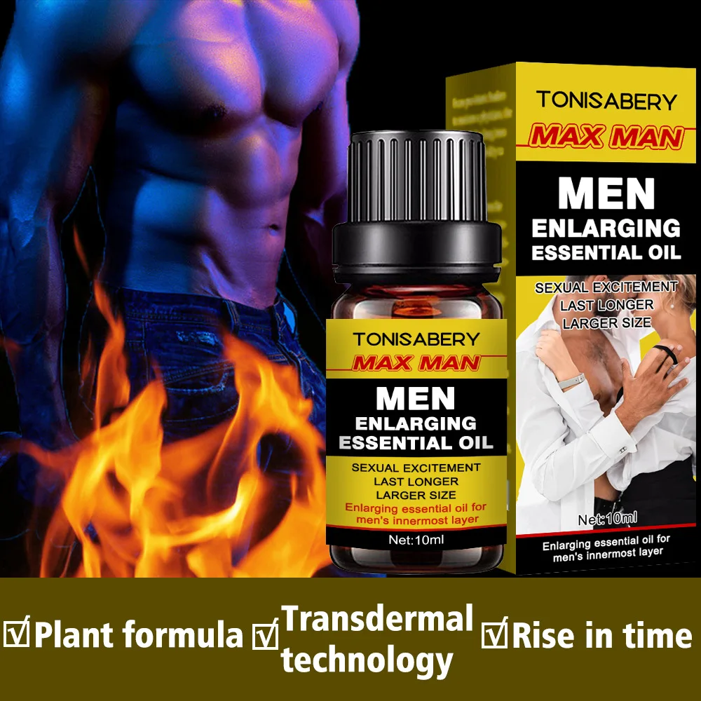 2024 New Products Herbal Adult Penis Enlargement Essential Oil For Sexual Ejaculation Delay  Massage Oil XXXL For Men