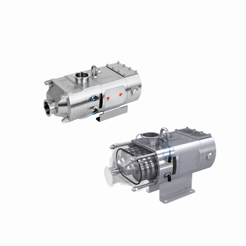 DONJOY Sanitary Stainless Steel 316L Twin Screw Pump Without Motor For Beverage Honey Chocolate