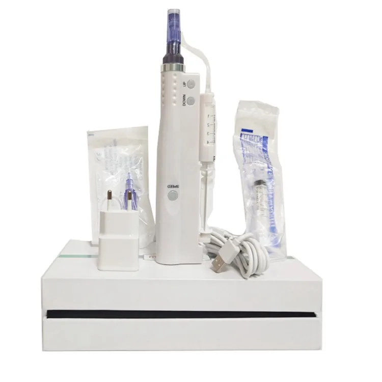 Электрическая Микро игольчатая терапевтическая система Derma Roller Dermapen мезогун для микроигольной
