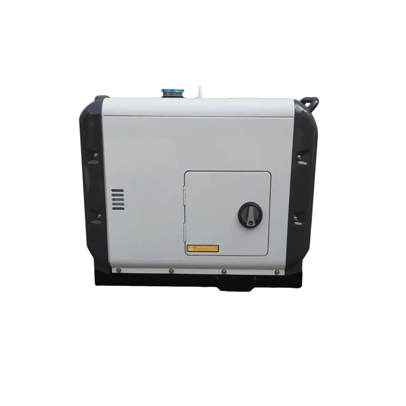 Good quality 6kw soundproof silent portable diesel generator electric genset with cheap price