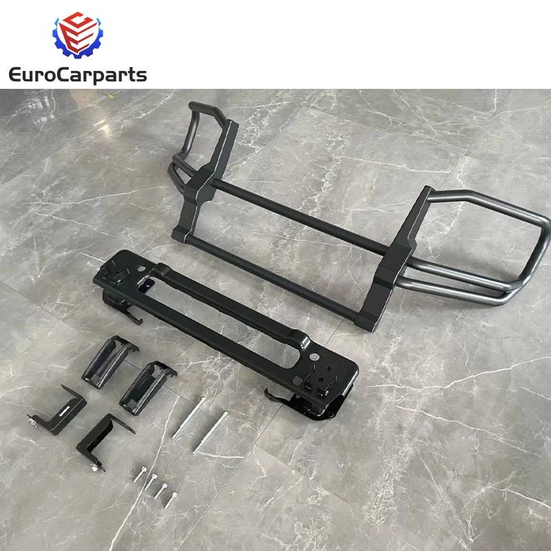 2029-2022 Year G Class W463A G63 Sports Style Bull Bar B Style Matt Black Front Bumper Guard Step Bar for W464Bull Bar