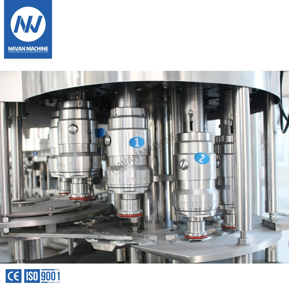 Navan Full Set Automatic 500ml 1L Plastic Bottle Carbonated Drink Filling Machine Carbonated Drink Production Line