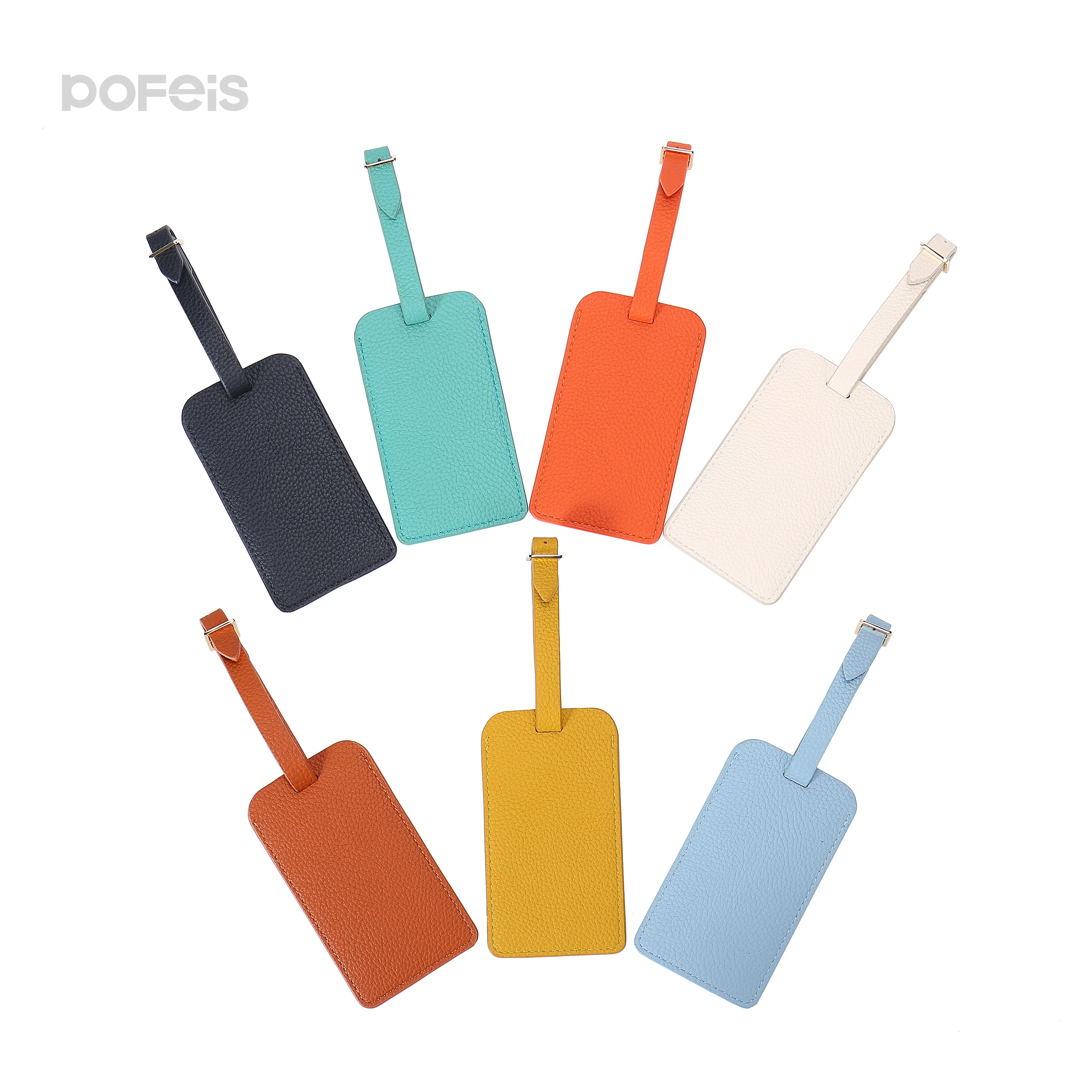 Новые дешевые этикетки для багажа оптовая продажа индивидуальный логотип и дизайн бирка из искусственной кожи
