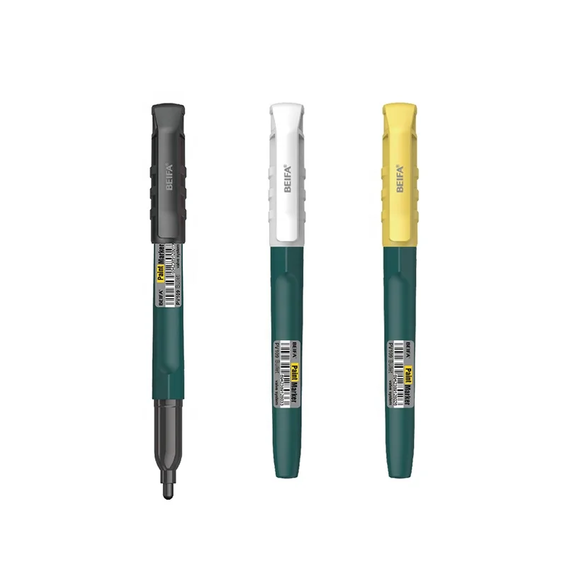 BEIFA PV109 тонкая Кабельная Стяжка с тонким наконечником для туннеля на пластиковом бетоне деревянном металле ПЫЛЬНАЯ влажная маслянистая поверхность маркер краски