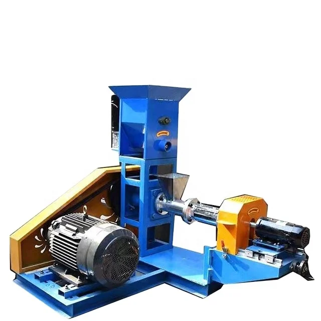 High Quality 40-120 Screw Diameter Fish Feed Production floating fish feed mill making machine