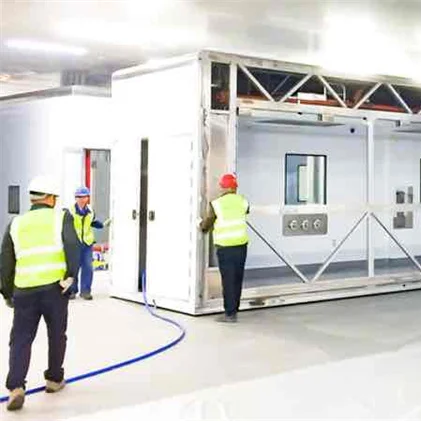 Dispensing Booth Dressing Clean Room Class 10000 Soft Wall Factory Panel Cleanroom Cleaning Equipment H13 Small