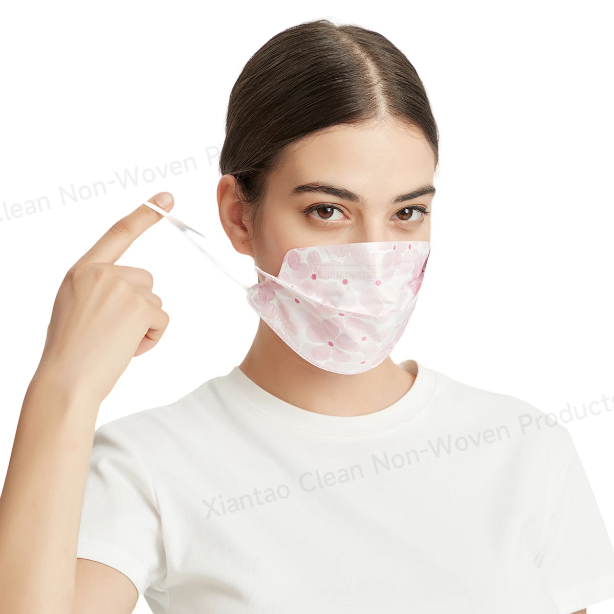 Adult Kids Kf94 Mask 3D Korean mask KF94 4-Layer civilian safety disposable willow-shaped dust cover face mask