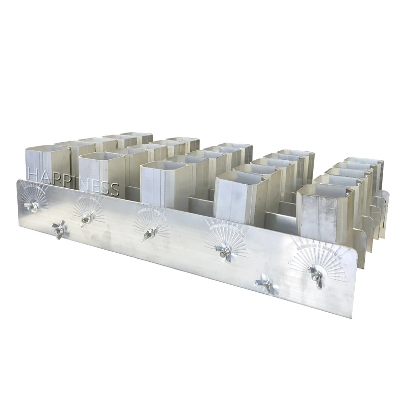 2 inch 25 shots upgrade aluminum alloy tubes fireworks display mortar racks
