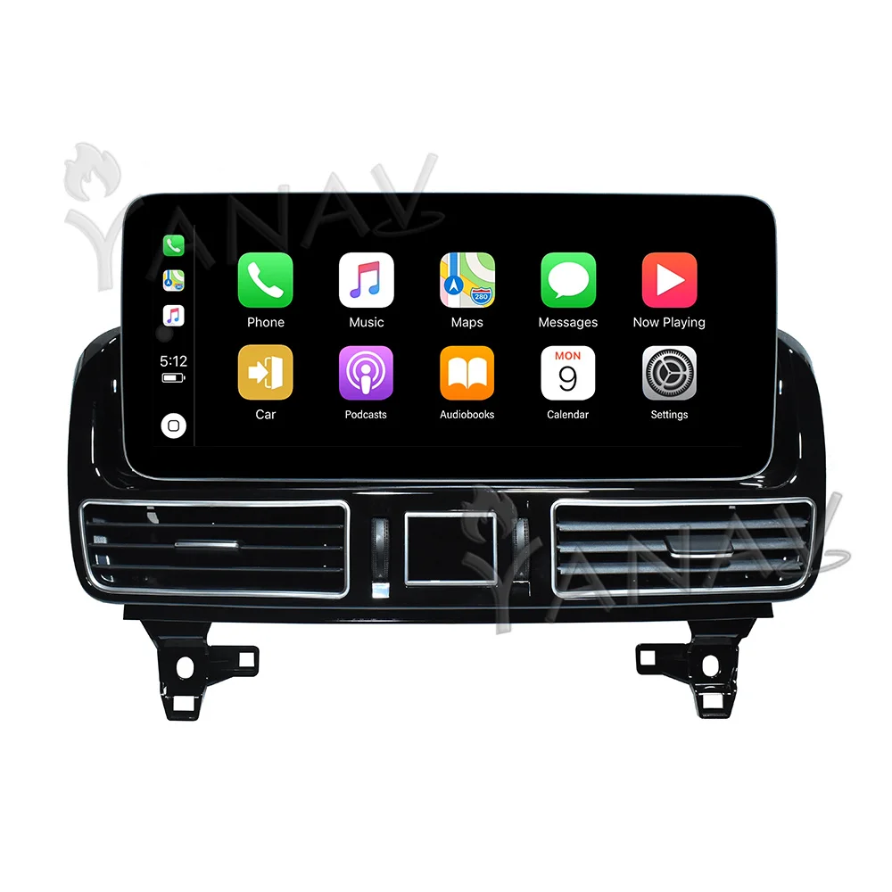 Автомобильный мультимедийный плеер 256GB Android 13 GPS для Mercedes Benz ML GL GLS W166 X166 2012-2019