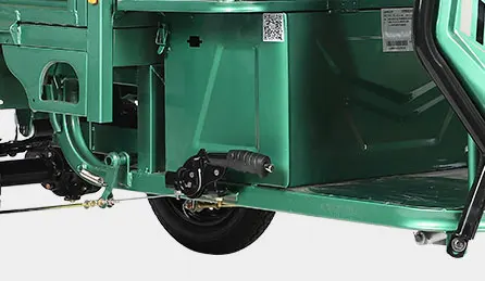 Hot Selling Safe And Reliable Electric Open Body Cargo 3 Wheel Rickshaw Electric Tricycle