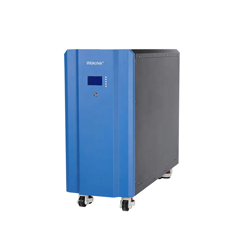 WAKATEK OEM factory price less than 3% Self Discharge Ground Type 15kwh lifepo4 lithium battery