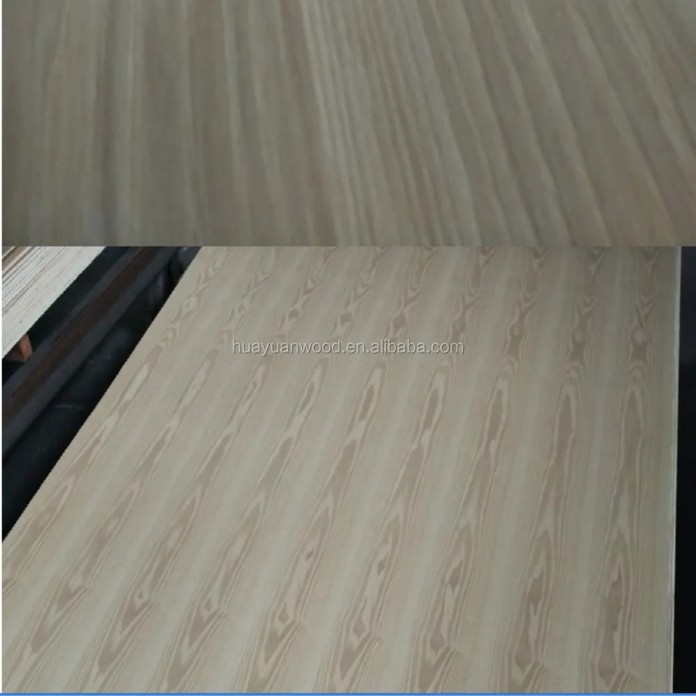 Factory Directly Sale AA+  AA Grade 4mm Straight Line Natural Teak oak  ASH Veneer Plywood